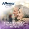 48APPNT40CA - Attendsreg; Discreet Day/Night Extended Wear Underwear, XL 48 to 64 (previously 58 to 68)