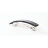 Ficcare French Acetate Small Rectangle Barrette Black