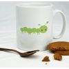 Hippowarehouse Cute Caterpillar Image Printed Mug Cup Ceramic 10oz