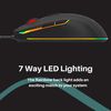 PHILIPS RGB Wired Gaming Mouse, 7 Programmable Buttons, Adjustable DPI, Comfortable Grip Ergonomic Optical PC Computer Gamer Mice