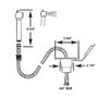 Scandvik Recessed Transom Shower w/6' Hose - White