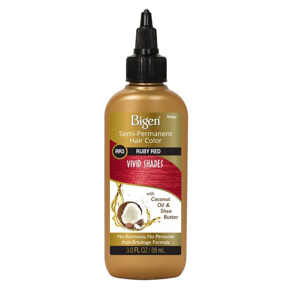 Bigen Semi-Permanent Haircolor #Rr3 Ruby Red Vivid 3 Ounce (88ml) (2 Pack)