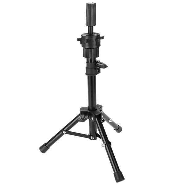 Wig Stand Tripod, Hairdressing Training Mannequin Head Tripod Stand Wig Holder, Adjustable Manikin Mannequin Head Holder