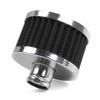 2Pcs Black 1" Push In Vent Filter for Valve Cover 1" Extra Flow Breather