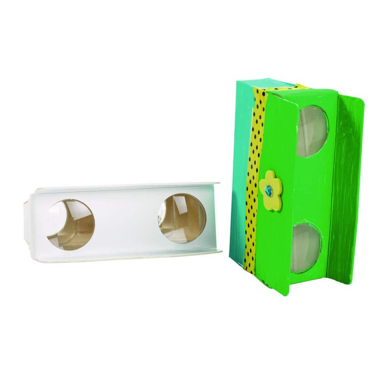 Decorate Your Own Binoculars Craft Kit - Set Of 10 Cardstock Binoculars For Kids