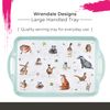 Pimpernel - Wrendale Designs Collection Large Handled Tray - 18.9" x 11.6"