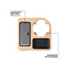 Corby Canterbury Compact Welcome Tray in Light Wood