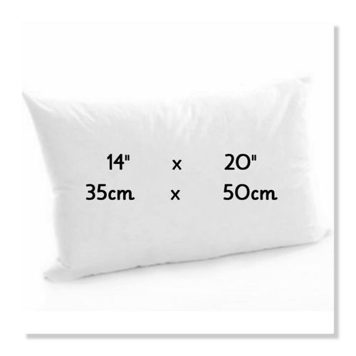 ARLINENS Soft Bouncy Rectangle Oblong Hollow Fibre Plump Scatter Pillows-Double Stitched Edges-Inners Inserts Fillers Pads for Sofa Bed & Couch (1, 14x20)
