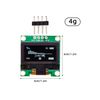 DiyStudio 2pcs 0.96 OLED i2c Inch Organic Module IIC/I2C Interface LCD SSD1306 Driver 128X64 Resolution White Display,Applicable Interface VCC, GND, SCL, SDA