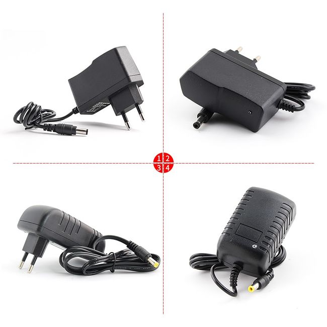 6V 1A AC/DC Power Supply 240V US Mains Adapter Plug Charger for Blood  Pressure Monitor Models 5.5*2.5mm/3.5*1.35mm