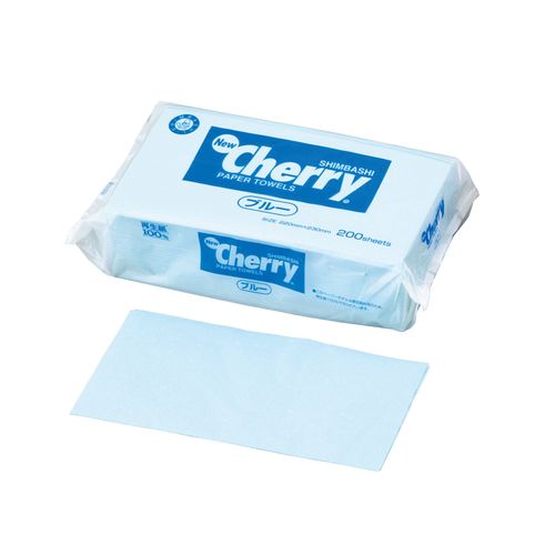 As One Paper Towel Color Regular 8.7 x 9.1 inches (220 x 230 mm), Blue, 200 Sheets x 30 Bags /2-2530-01