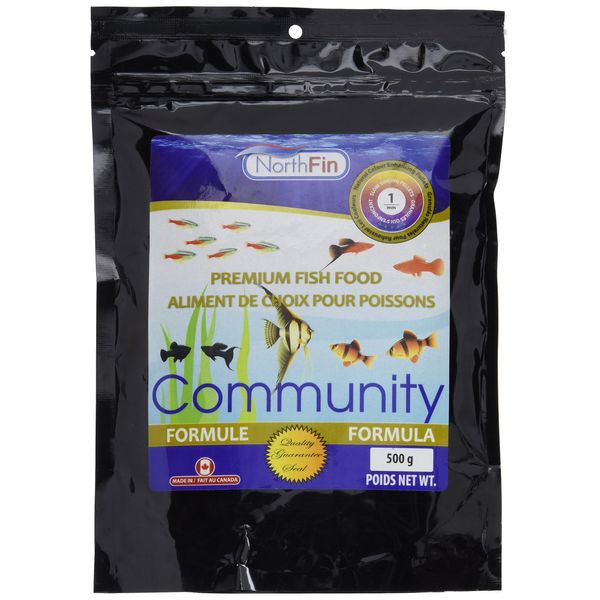 Northfin Fish Food Community Formula Slow Sinking Pellets (1mm 500g)