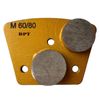 Trapezoid Grinding Discs for bolt-on Concrete Grinders Medium Bond 60 Grit