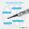 PATIKIL Plastic Dart Tips, 30 Pack 2BA Thread Soft Dart Tips Plastic Tip Soft Tip Dart Accessories, Black