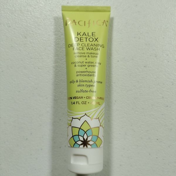 Pacifica Beauty Deep Cleansing Face Wash, Kale Detox, Kale, 1.4 fl ounces