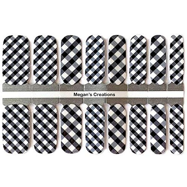 Gingham Nail Polish Wraps - Nail Polish Strips