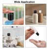 uxcell 48Pcs White PP Plastic Disc Top Caps, Reusable Press Cap for Empty Bottle Lotion Shampoo Container
