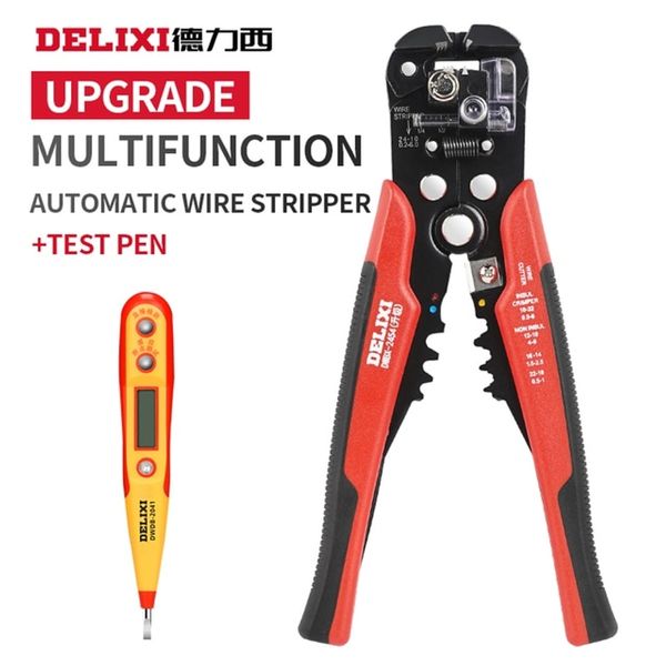 Multifunctional Pliers Professional Electrical Wire Tools Cable Wire Stripper Cutter Crimper Automatic Multifunctional Crimping Stripping Plier Tool, Upgrade2