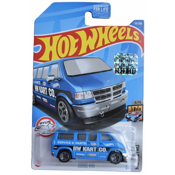 Hot Wheels Dodge Van, HW Metro 6/10 [Blue] 55/250