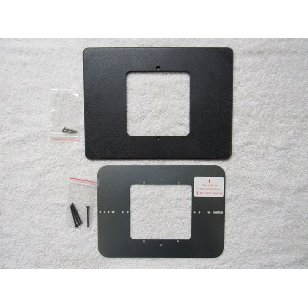 RETRO-5RHB Black Horizontal metal + plastic cover plate Intercom IST IntraSonic