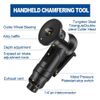 Buerjia Pneumatic Chamfering Tool, 45 Degree Metal Deburring Trimming Chamferer, Chamfering Machine Arc Edge Baler Kit