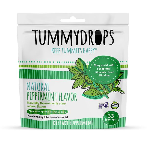 Tummydrops, Natural Peppermint, 30 Drops