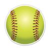 Softball Ball - 12" Vinyl Sticker Waterproof Decal