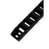 QWORK® Cable Drag Chain, Black Cable Wire Carrier Drag Chain Plastic CNC Machine Tool 10mm x 20mm