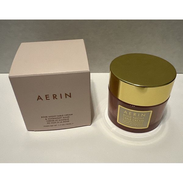 Aerin by Estée Lauder ROSE NIGHT TABLE CREAM & OVERNIGHT MASK 1.7 OZ/50 ML