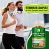 Vitamin B Complex Capsules B1,B2,B3,B5,B6,B7,B9,B12,Immune Support - 120Pills