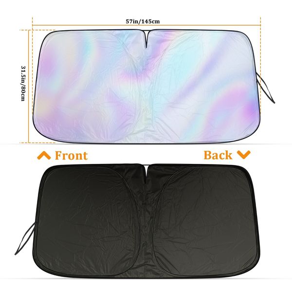 For Lexus Car Front Windshield Sun Shade Shield Visor UV Heat Block 57*31.5in