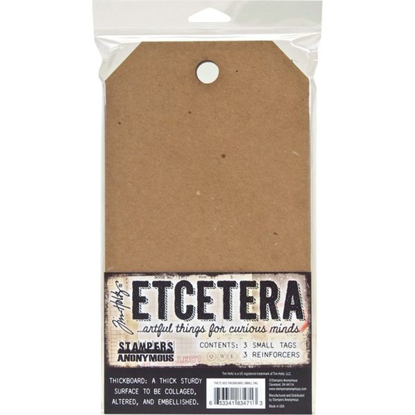 Stampers Anonymous THETC003 Tim Holtz Etcetera Small Tag 5.5"X10"