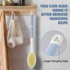 Back Scrubber Anti Slip for Shower,Back Brush Long Handle with Stiff and Soft