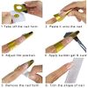 200 Pcs Nail Forms Self Adheisive Nail Form Stickers Sculpting UV Builder Gel Polygel Nail Art Nail Extension Form - Professional Salon & Home Use