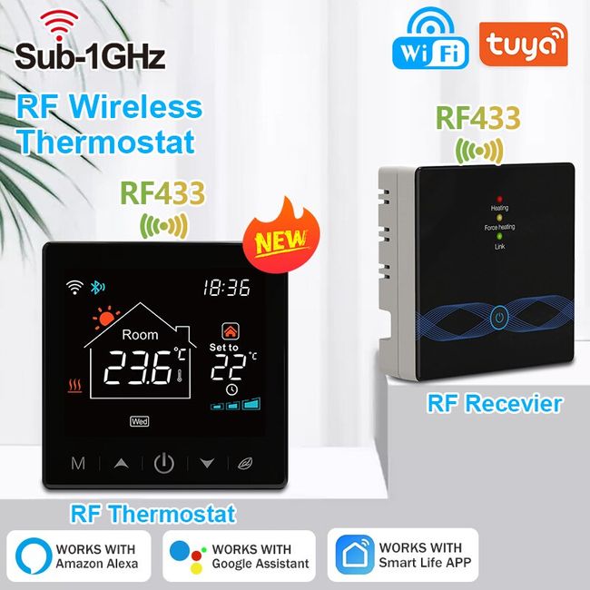 Tuya Wifi Smart Thermostat RF Wireless Wall-Hung Gas Boiler