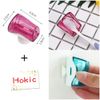 6 Pack Travel Toothbrush Head Covers with Suction Cup Electric and Manual Toothbrush Cover Clip Portable Plastic Toothbrush Protector Cap Brush Pod Case for Traveling, Camping, Bathroom, Home, School