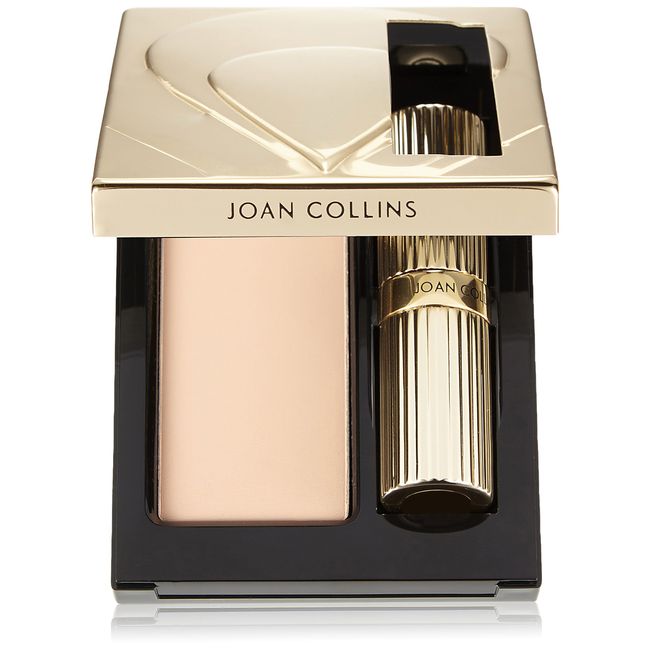 Joan Collins Timeless Beauty Compact Duo Lipstick and Powder, Amanda