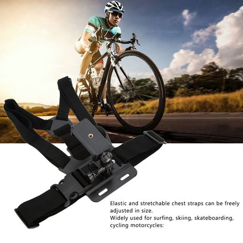 Chest Harness Phone, Mobile Phone Chest Mount Adjustable Cellphone Selfie Chest Mount Harness Strap Holder with Cell Phone Clip Holder Compatible with Most Smartphones