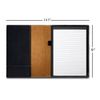 Small Portfolio Notepad, Ping Pong Paddles, Personalized Engraving Included (Black)