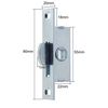 Mortice Budget Lock Recessed Lock Type - Suits Square Key - EAI