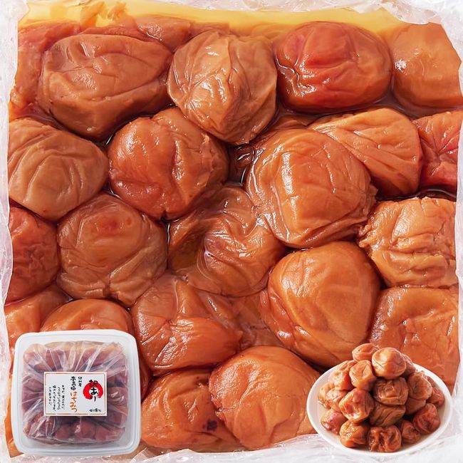 Natural Life Kishu Honey Nanko Umeboshi (2.2 lbs (1 kg), Large Capacity, High Quality, 8% Salt, Plum Meat, Fruity, Ripe Product, Made in Japan