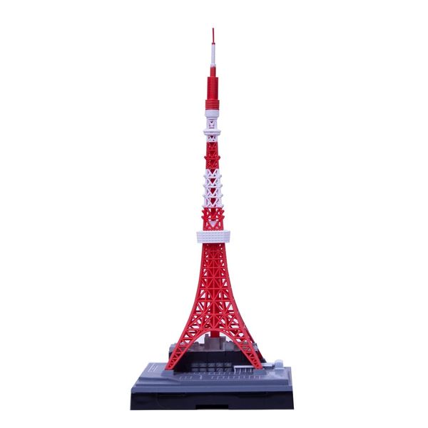 Japan Tabletop Development Geocraper Tokyo Tower Approx. 5.5 x W2.4 x D2.4 inches (140 x 60 x 60 mm), Made of ABS Pre-painted Scale Model