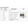 Fingerprint Identification Module, R503 Circular Capacitive Fingerprint Identification Module with 2-Color Indicator Light for Access Control/Help Desk/Security Box