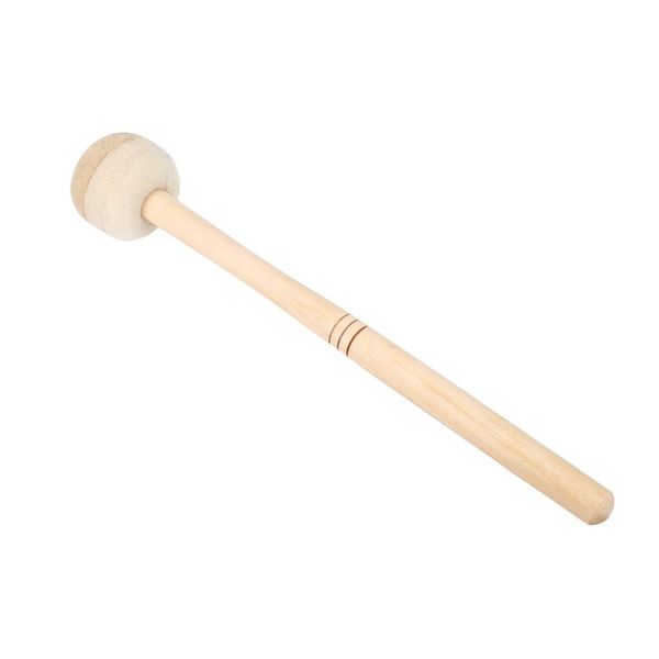 Nikou Drum Mallet - Dauerhafte Bass Drum Mallet-Stick mit Wollfilz Kopf Percussion Blaskapelle Zubehör