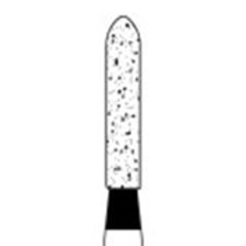 Osung 288SO-20 Dental Diamond Burs, Cylindrical Ogival Shape, Standard Grit Multi-Use, (Pack of 5)