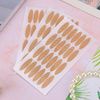 70 Pairs Invisible Double Eyelid Sticker Eyelid Sticker Glue-Free Self Adhesive Double Lasting Eyelid Sticker Makeup Tool Droopy Eyelid Stickers(Half Round Shape)