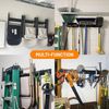 Versatile Garage Tool Storage Organizer - 450lb Capacity with Adjustable Hooks
