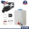 Universal UTV 12V Windshield Washer Pump Bottle Tank Wiper System Reservoir Kits