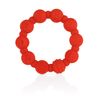 Nuby 100% Silicone Teether Ring, 3 Months + Colors May Vary