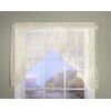 Commonwealth Mona Lisa Lace Swag Valance Pair, 72" W X 32" L, Shell